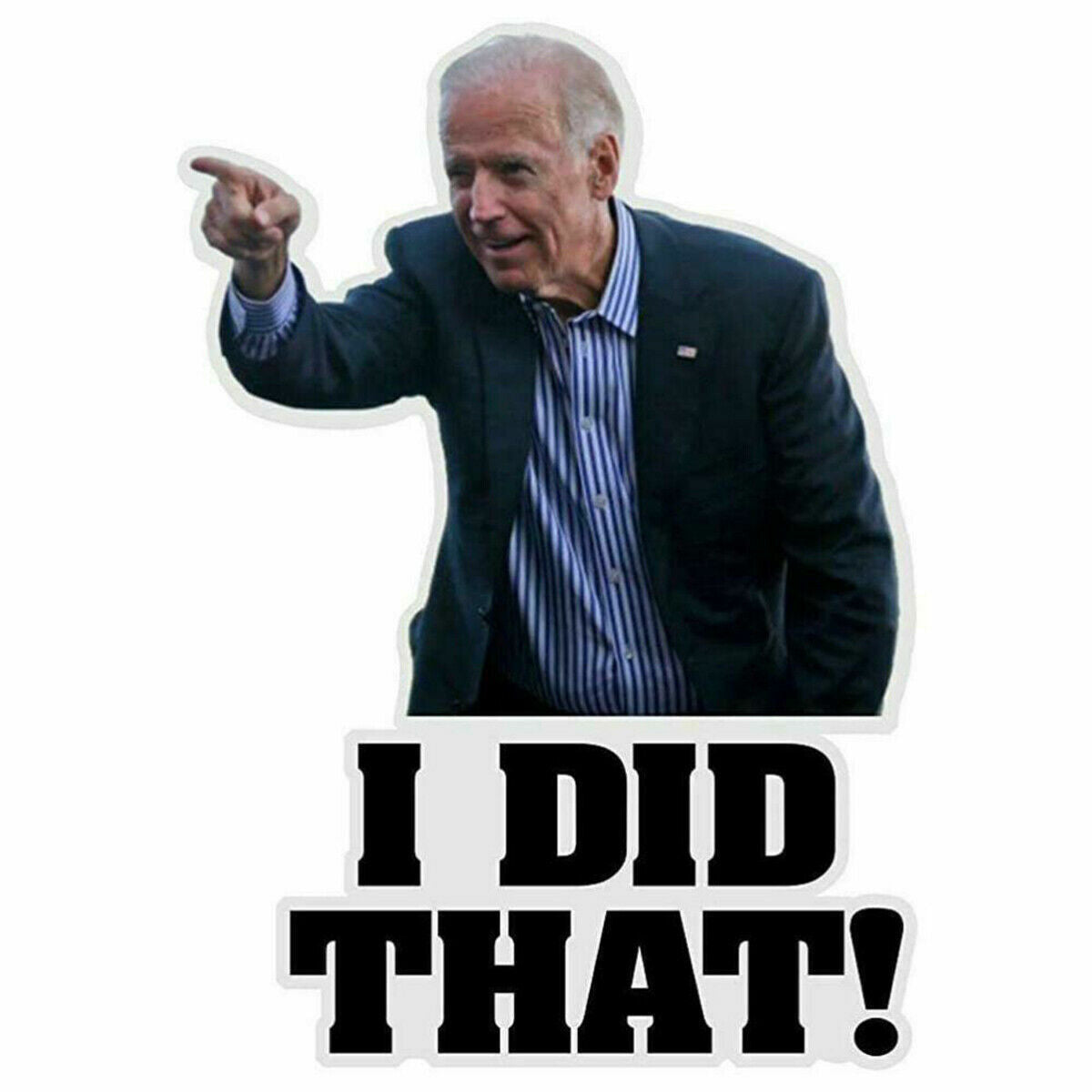 100Pcs Joe Biden I DID THAT Sticker Funny Humor Sticker Decal Gas Pump Oil Price