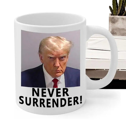 Trump Cup 350Ml Trump Mugshot Cup Ceramic Coffee Mu Trump 2024 Campaign Mug Gift Christmas Drinkware Gifts