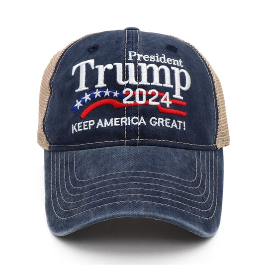 Trump 2024 Hat MAGA Hat Take America Back MAGA USA Embroidery Adjustable Baseball Cap for Men Women