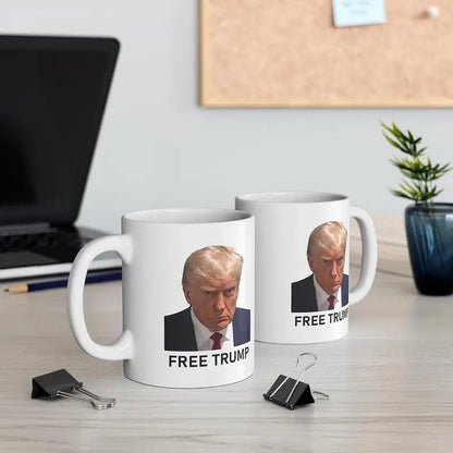 Trump Cup 350Ml Trump Mugshot Cup Ceramic Coffee Mu Trump 2024 Campaign Mug Gift Christmas Drinkware Gifts