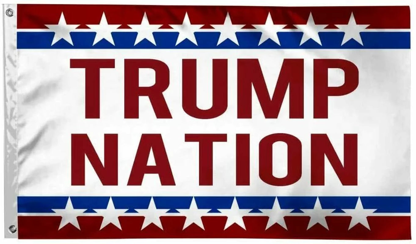 3X5 TRUMP NATION Flag Trump 2024 Flag AMERICA American MAGA Nation Flag