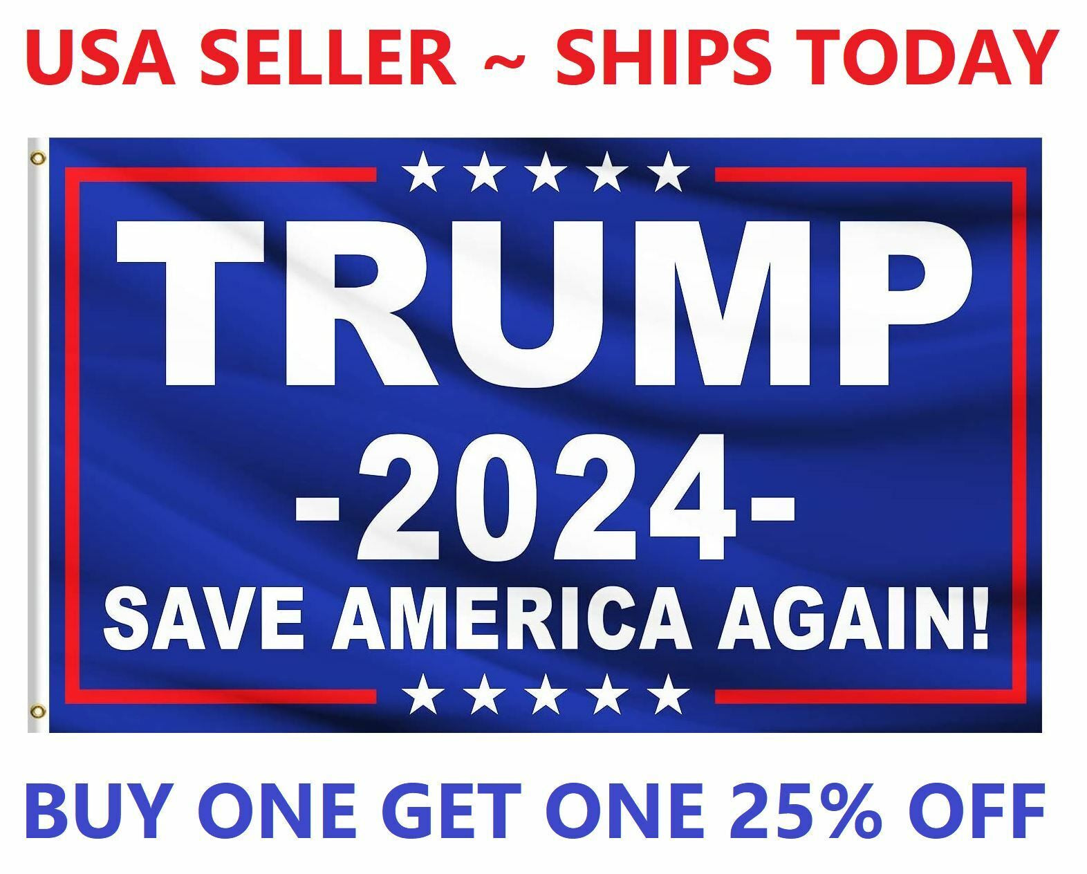 Trump 2024 save America Again Donald MAGA KAG Republican Conservative Flag USA