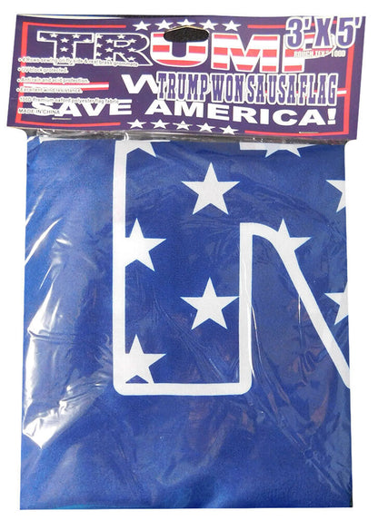 3X5Ft 2024 Donald Trump save America Again Flag BLUE MAGA Patriot USA