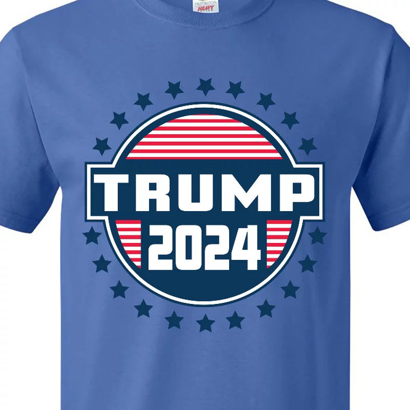 Trump for President 2024 Badge T-Shirt