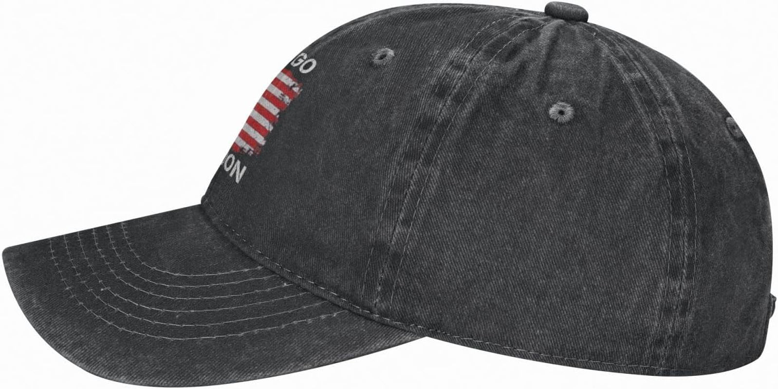 FJB Lets Go Brandon Hat for Men Women, Funny Adjustable Washed Cotton American Flag Baseball Cap Black9, One Size